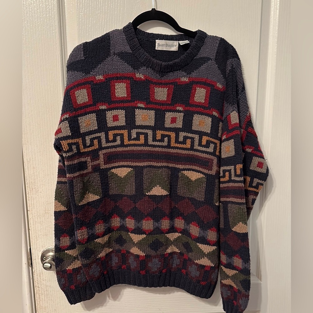 Barry Bricken Silk Cotton Sweater size XL